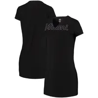 Concepts Sport Marlins Fairway Night T-Shirt - Women's