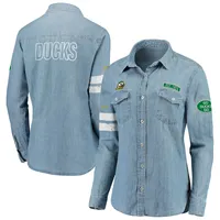 WEAR by Erin Andrews Oregon Patches Long Sleeve Shirt - Women's