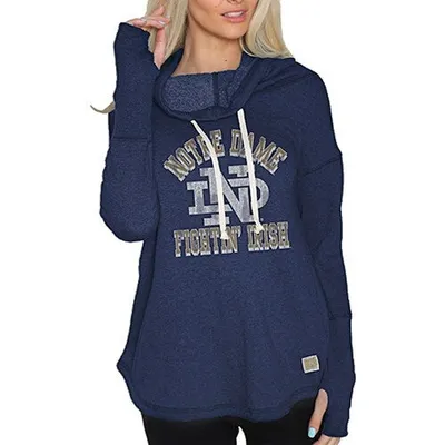 Original Retro Brand Notre Dame Funnel Neck Pullover Sweatshirt - Women's