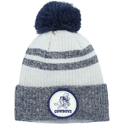 New Era Cowboys Sideline Sport Block Knit Hat - Boys' Grade School