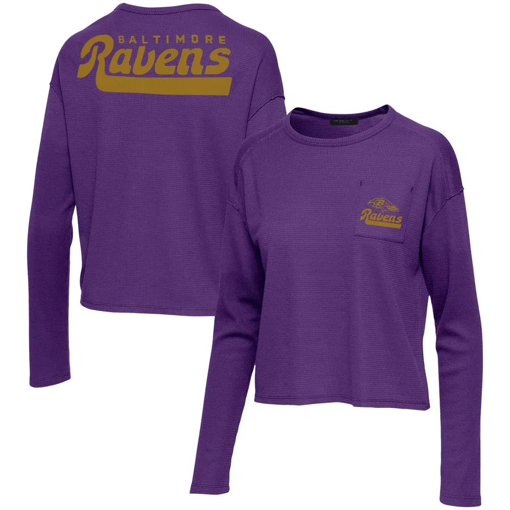 Junk Food Ravens Pocket Thermal Long Sleeve T-Shirt - Women's