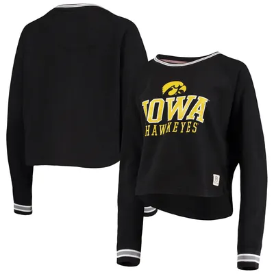 Pressbox Iowa Cali Cozy Raglan Crop Pullover Sweatshirt - Women's