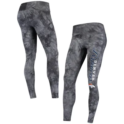 Concepts Sport Broncos Burst Tie-Dye Leggings - Women's