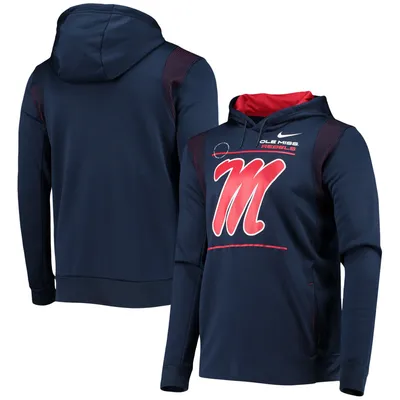 Nike Ole Miss 2021 Team Sideline Pullover Hoodie - Men's