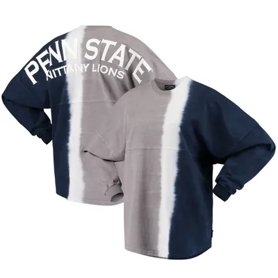 Women's League Collegiate Wear Heather Gray Penn State Nittany Lions  Intramural Midi Seal Tri-Blend T