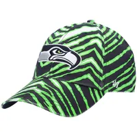 47 Brand Seahawks College Zubaz Clean Up Adjustable Hat - Men's