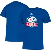 adidas Kansas 125th Season Basketball Amplifier T-Shirt - Men's