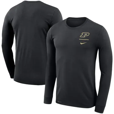 Nike Purdue Logo Stack Legend Long Sleeve T-Shirt - Men's