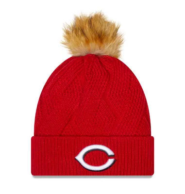 New Era Reds Snowy Knit Hat - Women's