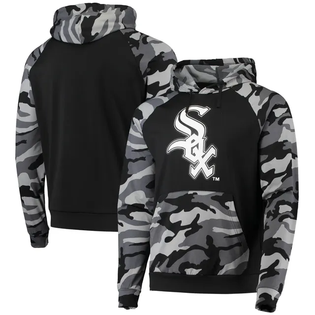 Men's Nike Heather Black Chicago White Sox Authentic Collection Early Work Tri-Blend Performance Pullover Hoodie Size: Large