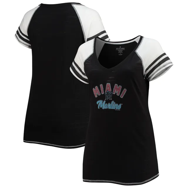 Lids Miami Marlins Tiny Turnip Women's Jalynne Jersey Tri-Blend