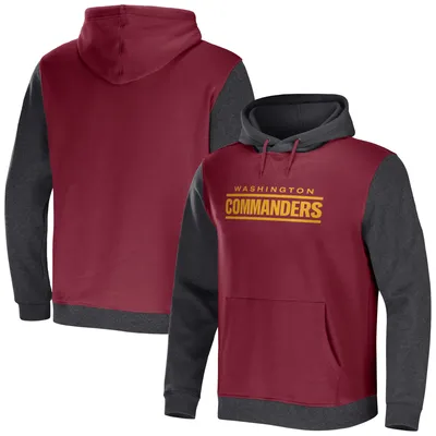 NFL x Darius Rucker Collection by Fanatics Commanders Colorblock Pullover Hoodie - Men's