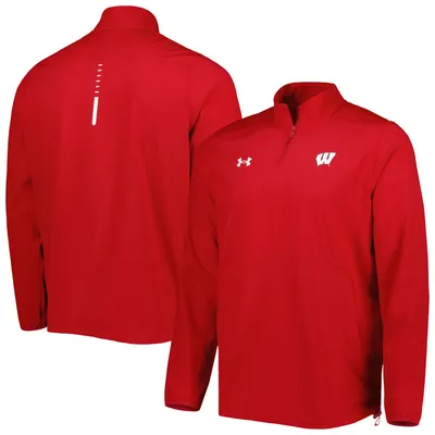 Under Armour Wisconsin Motivate 2.0 Quarter-Zip Jacket - Men's