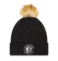 New Era Nets Snowy Knit Hat - Women's