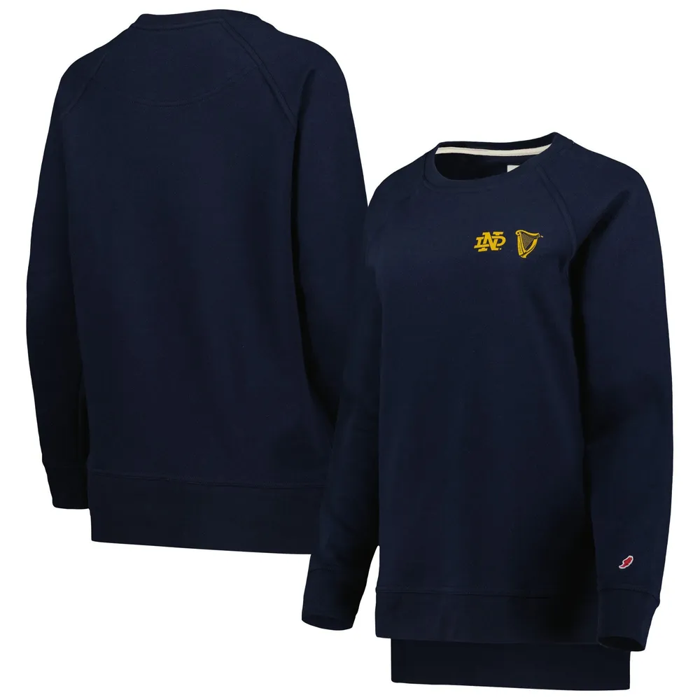 League Collegiate Wear Notre Dame Guinness Academy Raglan Sweatshirt - Women's