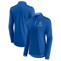 Fanatics Royals Worth The Drive Quarter-Zip Jacket - Women's