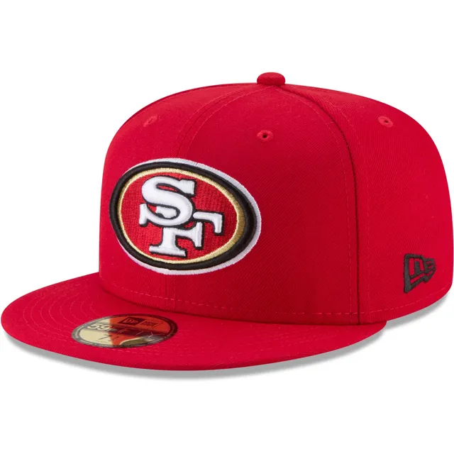 Men's New Era Black San Francisco 49ers Team 59FIFTY Fitted Hat