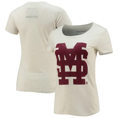 Homefield Mississippi State Amber Vintage Baseball T-Shirt - Women's