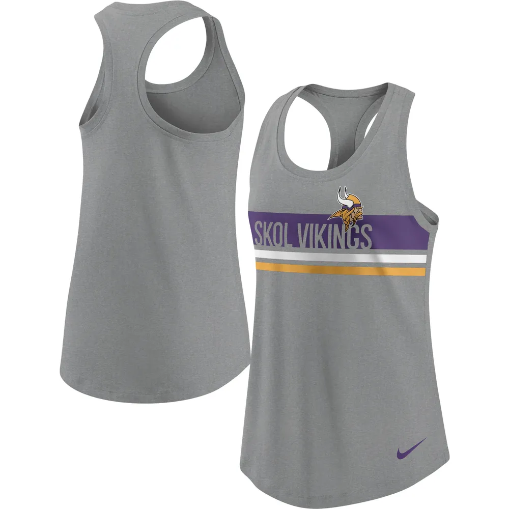 Nike Vikings Scoop Neck Racerback Tank Top - Women's