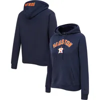 Pro Standard Astros Classic Fleece Pullover Hoodie - Women's