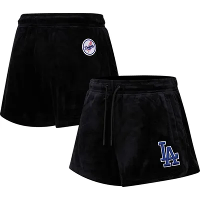 Pro Standard Dodgers Classic Velour Lounge Shorts - Women's