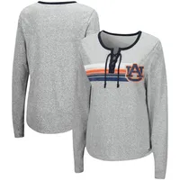 Colosseum Auburn Sundial Long Sleeve Lace-Up T-Shirt - Women's