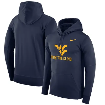 Nike West Virginia Trust the Climb Pullover Hoodie - Men's