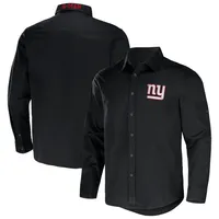 NFL x Darius Rucker Collection by Fanatics Giants Convertible Long Sleeve Button-Up Shirt - Men's