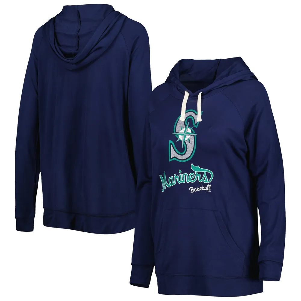 Touch Mariners Pre-Game Raglan Pullover Hoodie - Women's