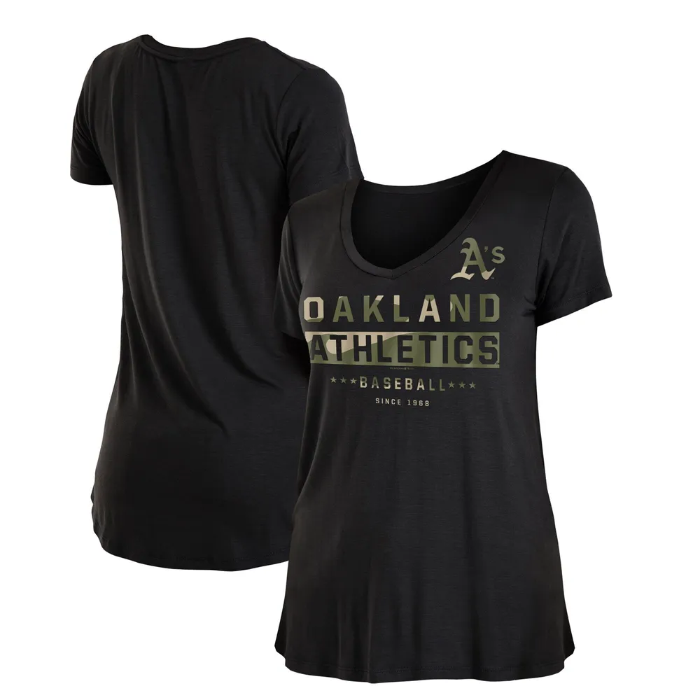 New Era Athletics 2021 Armed Forces Day V-Neck T-Shirt - Women's