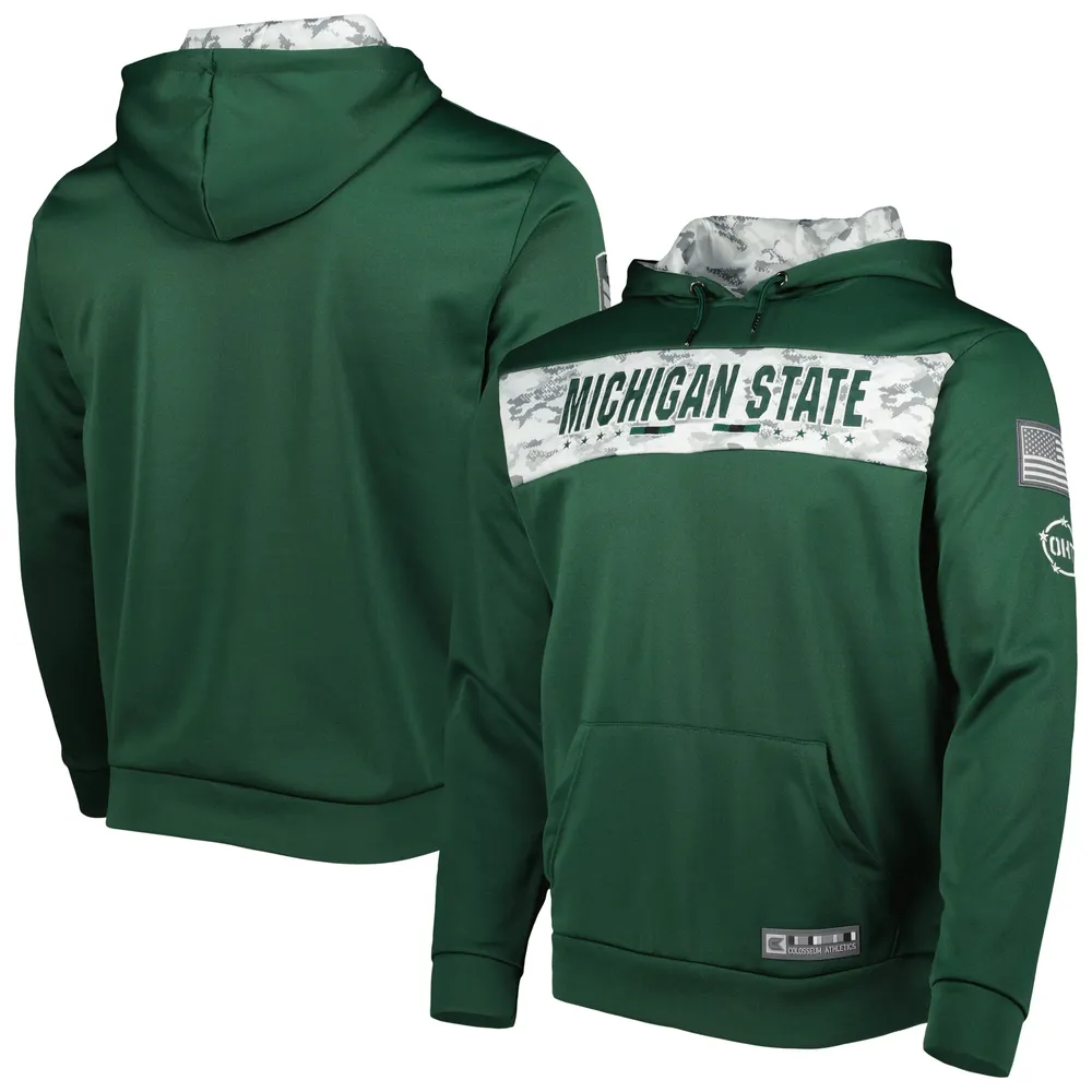 Colosseum Michigan State OHT Team Color Pullover Hoodie - Men's