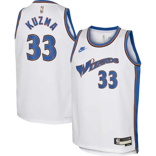 Unisex Jordan Brand Kyle Kuzma Navy Washington Wizards Swingman Jersey - Statement Edition Size: Large