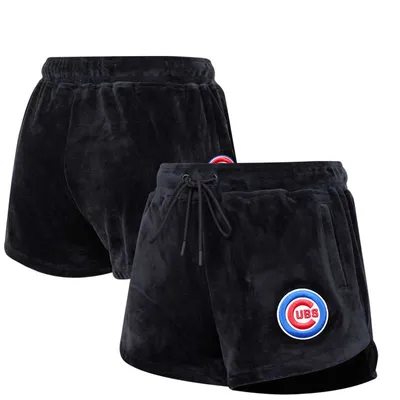 Pro Standard Cubs Classic Velour Lounge Shorts - Women's