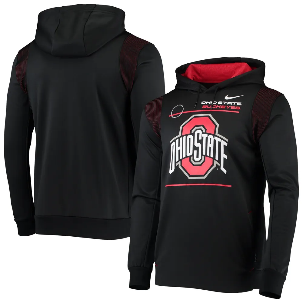 Nike Ohio State 2021 Team Sideline Pullover Hoodie - Men's