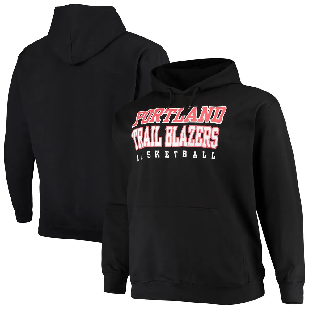 Fanatics Trailblazers Big & Tall Team Pullover Hoodie - Men's