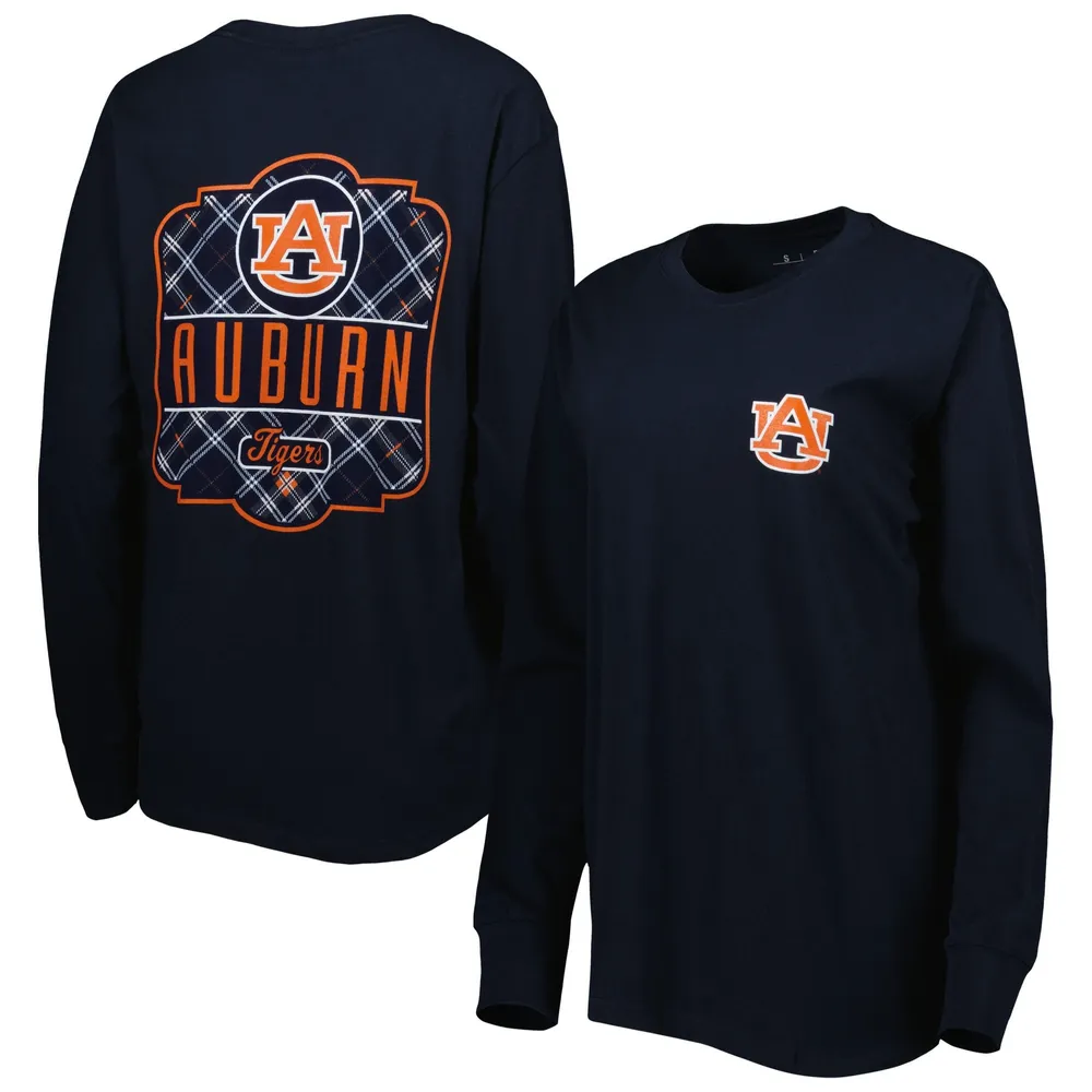 Pressbox Auburn Valencia Plaid 2-Hit Long Sleeve T-Shirt - Women's