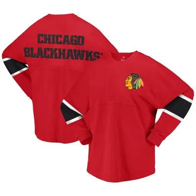 Men's Fanatics Branded Patrick Kane Red/Black Chicago Blackhawks Player  Lace-Up V-Neck Pullover Hoodie