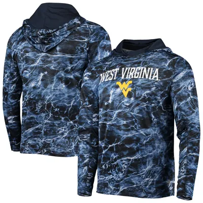 Colosseum West Virginia SPF 50 Long Sleeve Hoodie T-Shirt - Men's