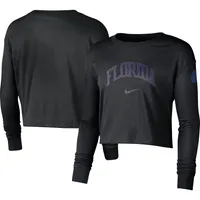 Nike Florida 2-Hit Cropped Long Sleeve Logo T-Shirt - Women's