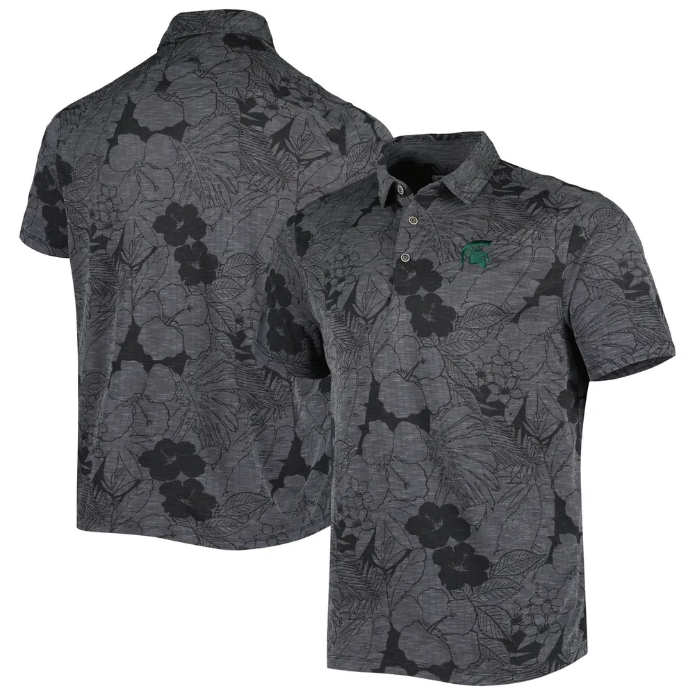 Tommy Bahama Michigan State Miramar Blooms Polo - Men's