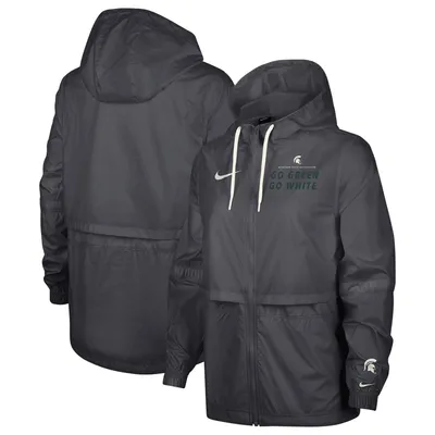 Nike Michigan State 2-Hit Windrunner Full-Zip Jacket - Women's