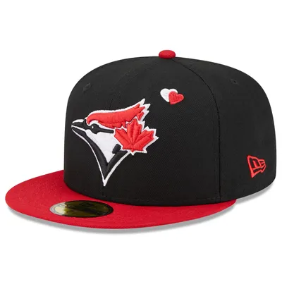 Men's New Era White Toronto Blue Jays Neon Eye 59FIFTY Fitted Hat