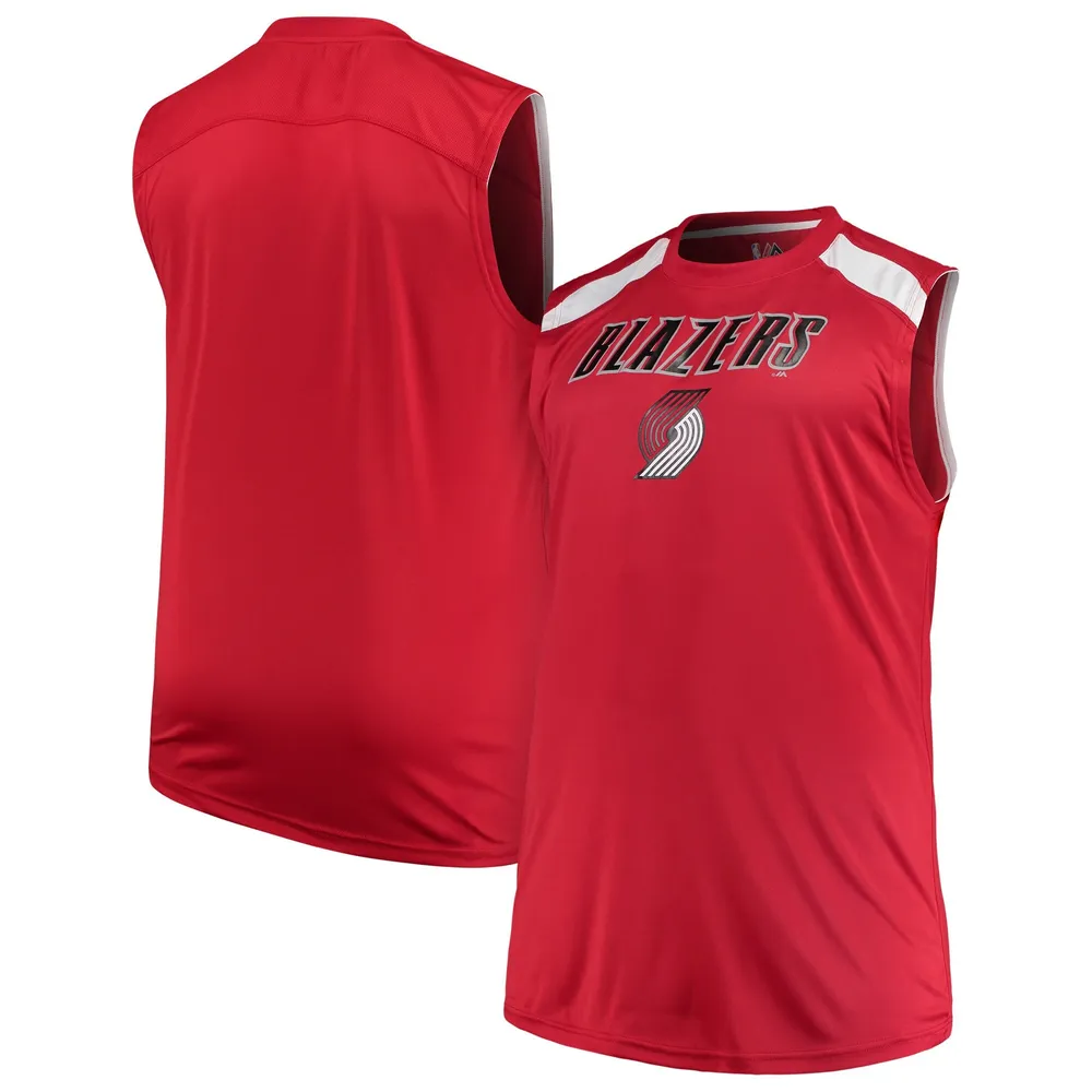 Majestic Trailblazers Big & Tall Birdseye Muscle Tank Top - Men's