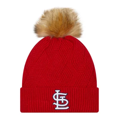 New Era Cardinals Snowy Knit Hat - Women's