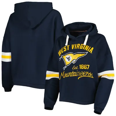 Pressbox West Virginia Super Pennant Pullover Hoodie - Women's