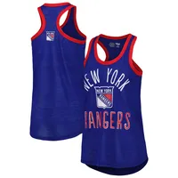 G-III Rangers First Base Racerback Scoop Neck Tank Top - Women's