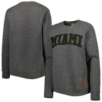 Pressbox Miami FL Moose Quilted Pullover Sweatshirt - Women's