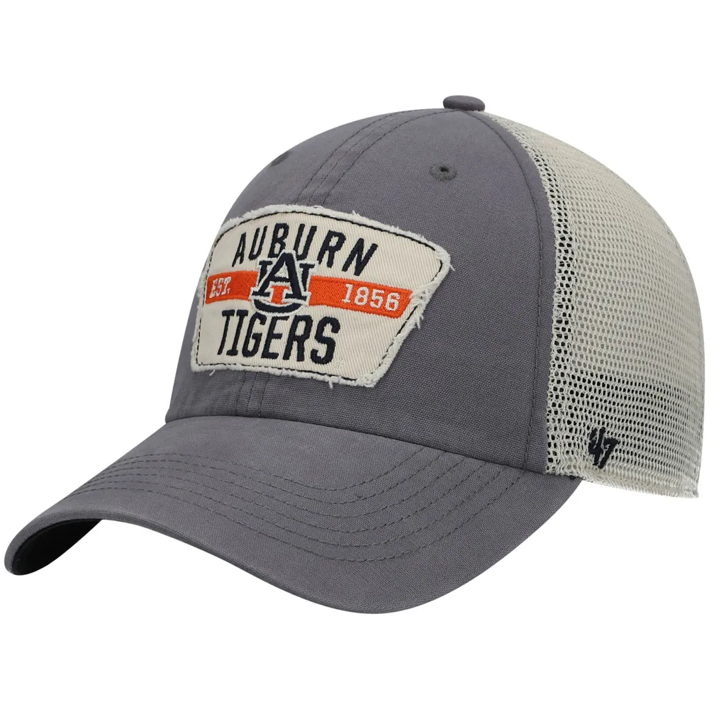 47 Brand Auburn Crawford Clean Up Trucker Snapback Hat - Men's