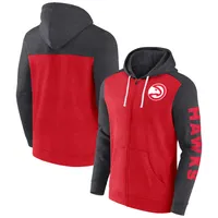 Fanatics Hawks Down & Distance Full-Zip Hoodie - Men's