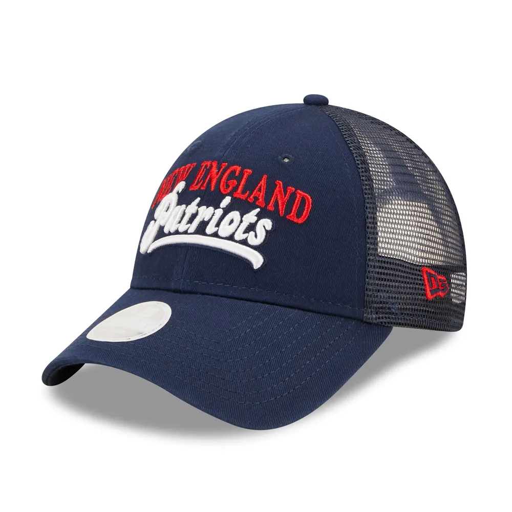 New Era Patriots Team Trucker 9FORTY Snapback Hat - Women's